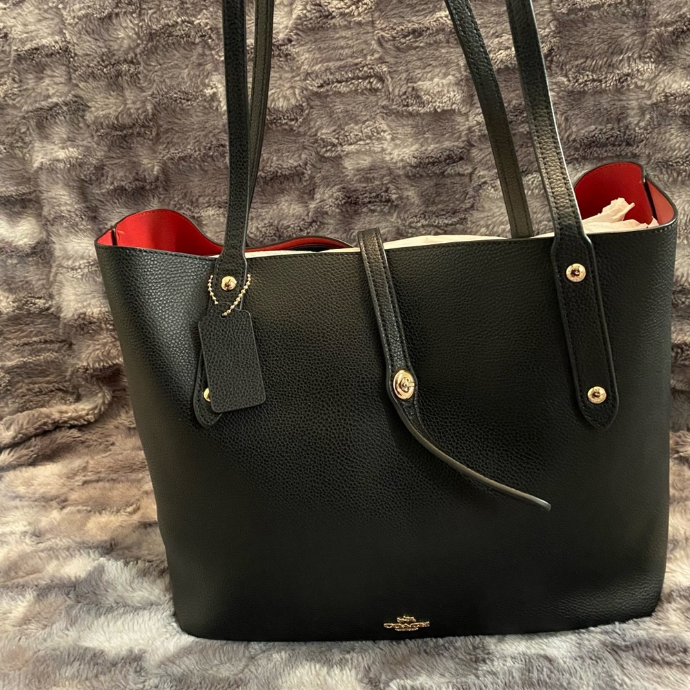 Coach Black Tote Bag
